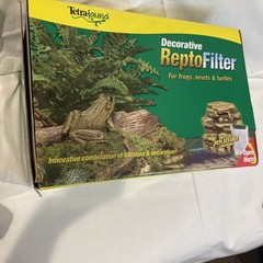 TetraFauna ReptoFilter Up To 55 Gallon Terrarium Frogs Newts Turtles Open Box