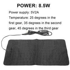 USB Heating Mat For Reptiles Waterproof Heat Pad For Tortoise Leather S L