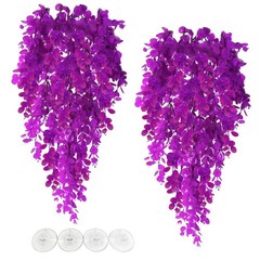 Fake Reptile Plants 2 Pack Hanging Fake Plants Plants for Reptiles