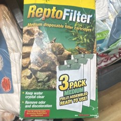 ReptoFilter Medium Disposable Filter Cartridges 3 Pack