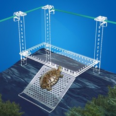 Turtle Docks Large Adjustable Turtle Basking Platform for Aquatic Turtles, De…