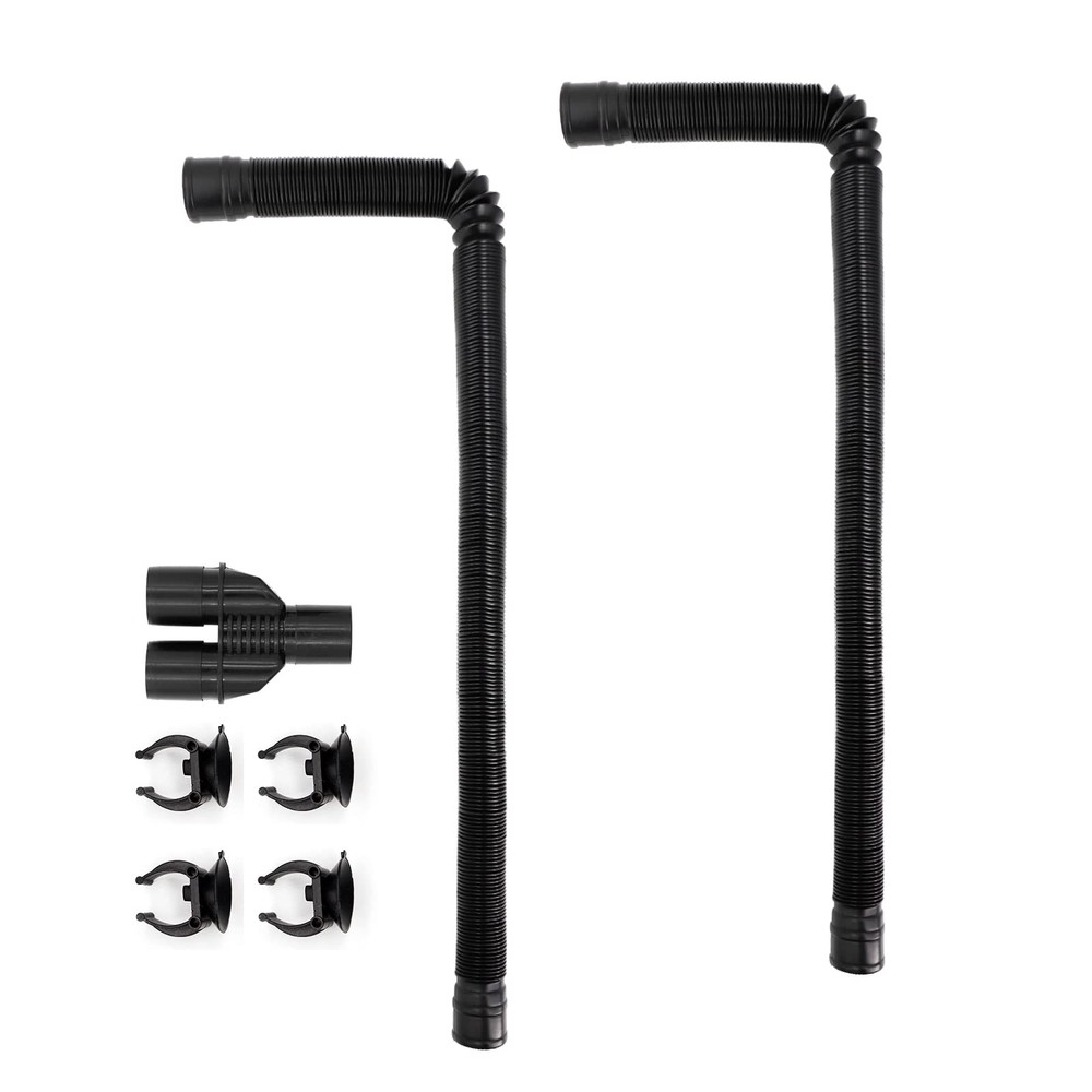 Eadabok Reptile Fogger Extension Tube, Accessories of Black
