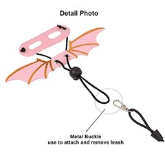 ADOGGYGO Bearded Dragon Leash Harness 3 Size Pack Pink Lizard Wing Walking Set