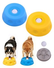 2 Pack Slow Feeder Dog Bowl with Rolling , Interactive Lick Bowl for Dogs & C…