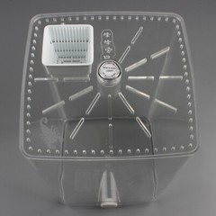 Transparent Desktop Reptile Box Acrylic Reptile Breeding Box with LED Light
