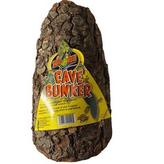 Zoo Med Cave Bunker Natural Wood Shelter Home Reptiles Amphibians Small Animals