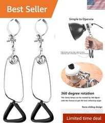 Versatile Clip Stand Heat Fixtures – Ideal for Reptiles & Photography, Pack of 2