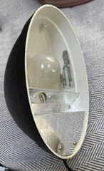 Zilla Heat and UVB Basking Fixture Compact Light for Reptiles 9” TESTED No Bulbs