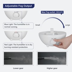 Reptile Humidifier Digital Mist Fogger Fog Extension Hose Terrarium Amphibian US