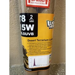 T8 15W UVB 10.0 Reptile Light, 18inch UVA UVB Reptile Light Bulb 2 Pack, Fluo…