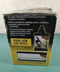 Zoo Med Creatures Dome Lamp Fixture 3 1/2 Inch 40 Watt Max