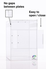 EctoTherm Jumping Spider Enclosure – for Habitat, Medium, Transparent