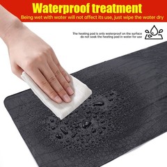 Reptile Heating Pad Electric Heating Mat Temperature Control for Turtle, Lizard