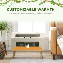 30 Gallon Reptile Terrarium W/ Top Opening Windows & Air Vents