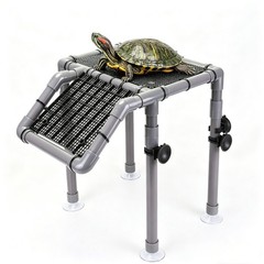 Large Turtle Basking Platform for Aquatic Turtles, Sturdy Standing Turtle Doc…