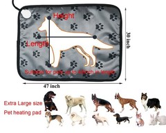Extra Large Pet Heating Mat for Dogs and Cats – Waterproof, Indoor/Outdoor Do…