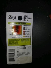 Zilla Mini Halogen Lamp Reptile Bulb 50-Watt Day White