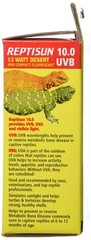 Reptisun Mini Compact Fluorescent Light Bulb For Desert Reptiles 10 Uvb 30 Uva