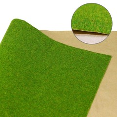 Artificial Model Grass Mat Trains Grass Green 100 x 250cm or 39″x 98″for Deco…
