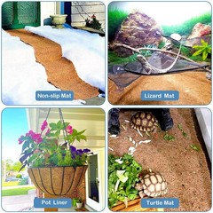 Coco Liner Roll, 16 x 120 inch Natural Coconut Liners for Planters, Coco Coir…