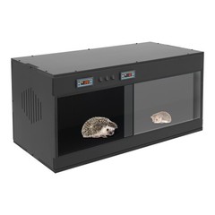 PVC Reptile Lounge Habitat with Glass Sliding Door and Intelligent Thermostat