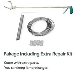 47″52″Extra Heavy Duty Reptile Snake Tongs Grabber Rattle Snake Catcher Wide Jaw