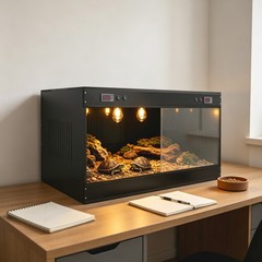 Reptile Tank Reptile Enclosure Reptile Terrarium w/ Temperature Controller 110V