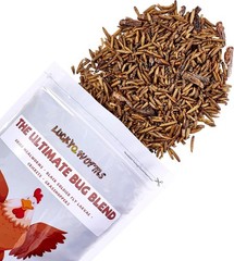 1LBS Bulk Dried Insect Trail Mix Dried Mealworms BSFL Dried Crickets Grasshopper
