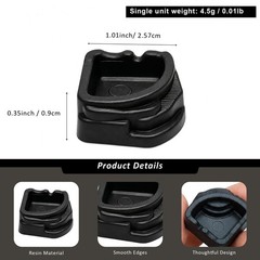 6 Pack Black Spider Micro Water Bowls Mini Resin Dish Set