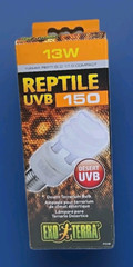 Exo Terra Reptile UVB 150 Desert Terraium Bulb 13 Watt Energy Saving NEW IN BOX