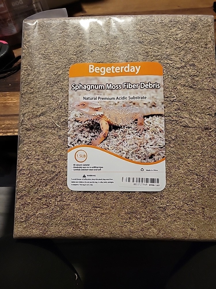 1.5lbs Natural Sphagnum Moss for Reptiles,Ideal Humidity Retaining