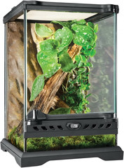 Glass Nano Terrarium Kit for Reptiles and Amphibians, Nano Tall – 8 X 8 X 12 Inc