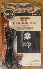 THRIVE 8 WATT SMALL HEATING MAT-ALL REPTILES-TERRARIUMS UP TO 20 GALLONS- NEW