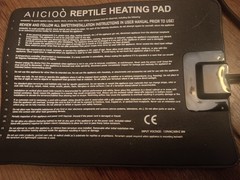 Aiicioo Reptile Heating Pad 120VAC/60HZ/8W New Open Box Never Used