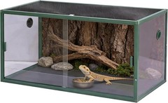 48″x24″x24″ Reptile Enclosure 120 Gallon Large Reptile Terrarium Habitat Tank