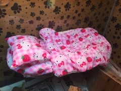 HELLO KITTY ATTACHABLE RESTING LRG SET BED COVERS WITH EXTRA FREE SET COVERS