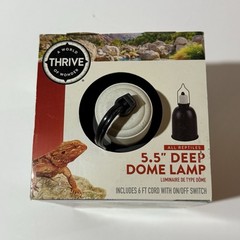 Thrive 5.5″ Deep Dome Lamp Reptiles NEW