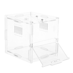 Acrylic Breeding Box Snake Cage Terrarium Container Gecko Reptile Habitat