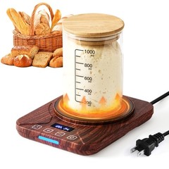 Sourdough Starter Warmer, Digital Temperature Control Heating Mat for Home Ba…