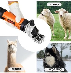 Sheep Shears Electric 550W – Professional Sheep Clippers Two Blades &large Dog..