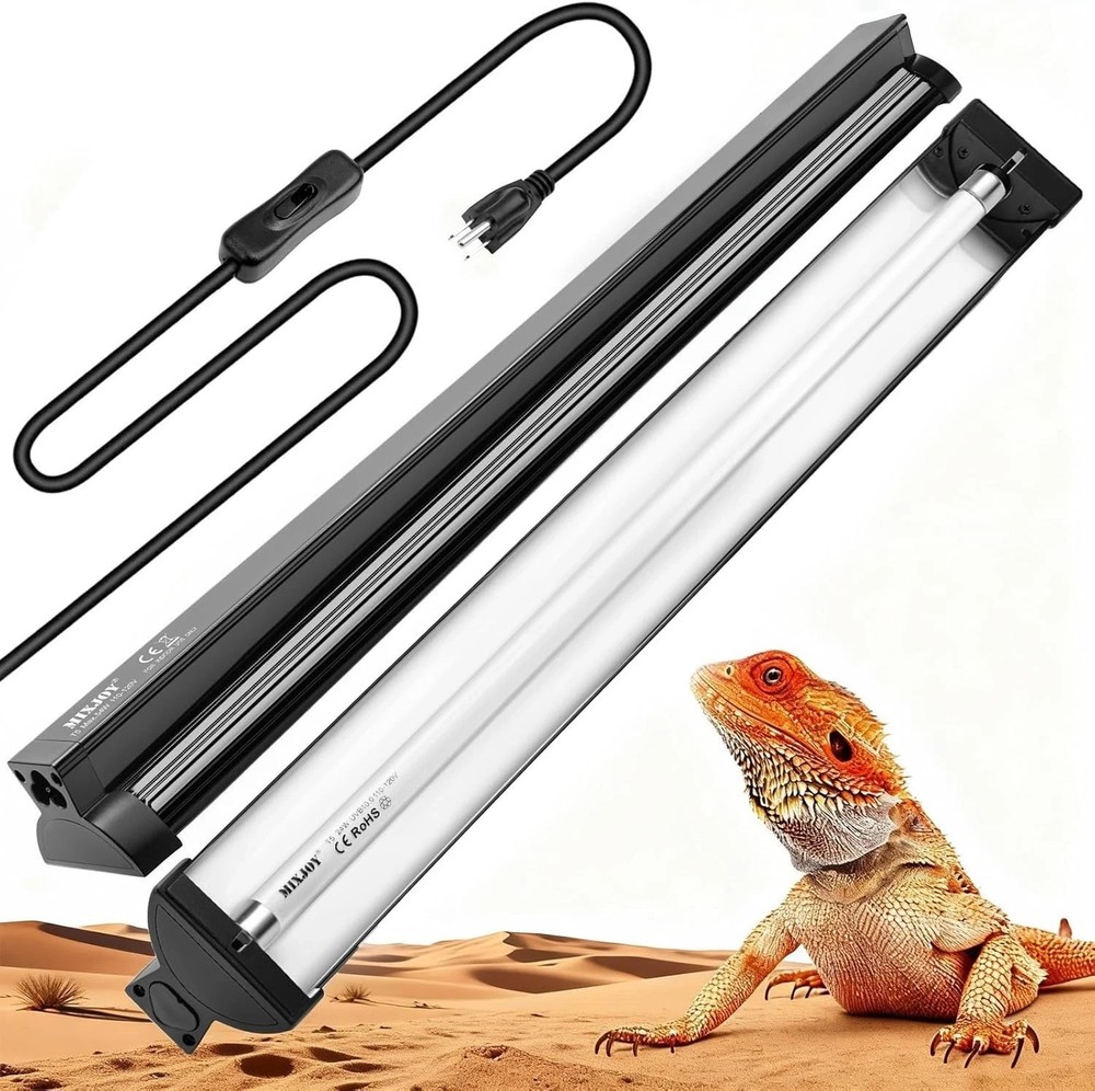 Reptile Light Fixture 24W High Output Aluminum Housing 22″ (Bulb Not Included)