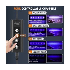 hygger LED Saltwater Aquarium Light, 24/7 Mode Nano Tank Reef Light for Coral…