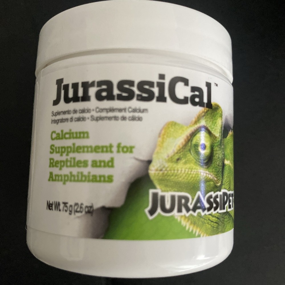 JurassiCal Calcium Supplement for Reptiles and Amphibian’s 2.6oz New Jurassipet