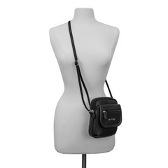 MultiSac Womens Mini Everest Crossbody Bag One Size Black (Vintage Nappa)
