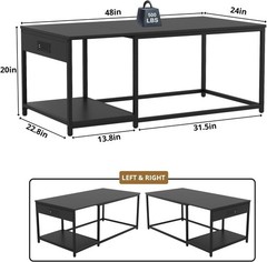 120 Gallon Reptile Tank Stand – 48″x24″ Terrarium for Stacked 4x2x2 PVC Tanks