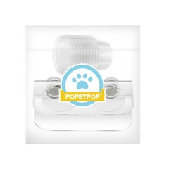 Suction Cup Feeding Bowl Reptile Gecko Ledge Magnetic Dish & Water