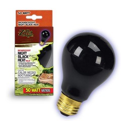 ZILLA BULB REPTILE 50w INC BLK NIGHT HEAT BOXED