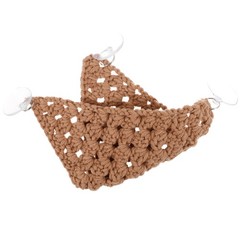 Reptile Cage Hammock Brown Cotton Rope Pet Bed Hanging for Lizards and Snakes