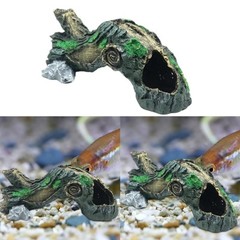 Resin Driftwood Figurine Terrariums Landscaping Statue Fishtanks Decoration Cave