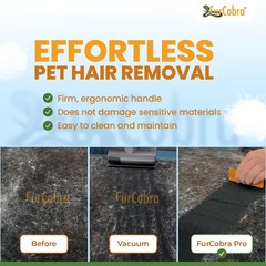 Pro Pet Hair Remover 4.3” – Dog & Cat Hair Remover for Car, Couch, Carpet, Be…